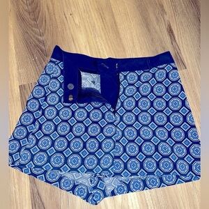 Forever 21 blue pattern shorts XS